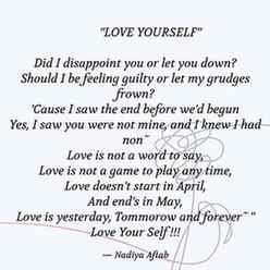 ~#loveyourself 🤍💜