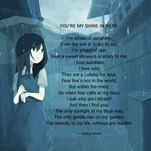 YOU'RE MY SHINE IN DARK 💜
THIS IS FOR THE PERSON WHO IS A S