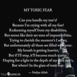 "TOXICITY which makes you to submit yourself front of cruel 
