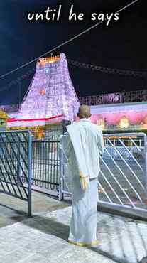 Only his wish 🙇🚩
Govinda Govinda....
#tirupati #tirumala