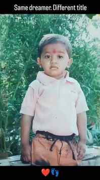 The kid with big dreams became the adult with a vision ✨👣❤️