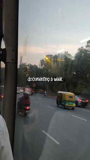 documenting a week