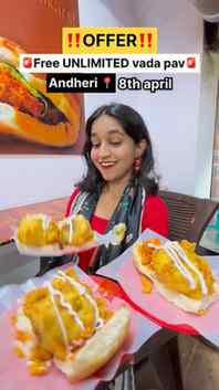 🚨GET FREE UNLIMITED VADA PAV🚨
.
.
[ OFFER DETAIL ] 

✅Addr