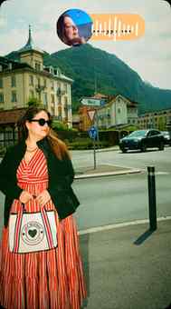“I went to Switzerland to witness the beauty of the earth… b