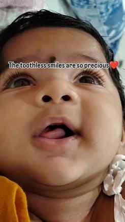 The cutest smile doesn't need teeth. 🥰

#photooftheday #vir