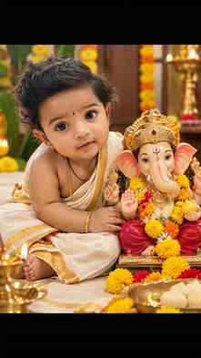 🙏✨ Bujji Kairo with Bujji Vinayakudu ❤️🐘
Happy Vinayaka Ch
