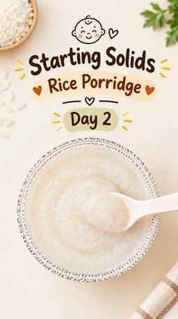 Day - 2 🥣✨ Starting solids with Kairo!
His first homemade R
