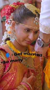Some one said get married ,So many doors will open...* The d