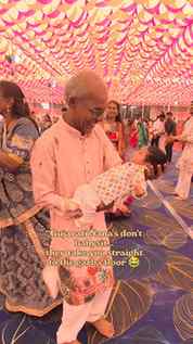 Gujarati/Kutchi Nana’s have their own kind of babysitting… �