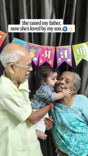 A love passed down through generations. ✨
....
#greatgrandmo