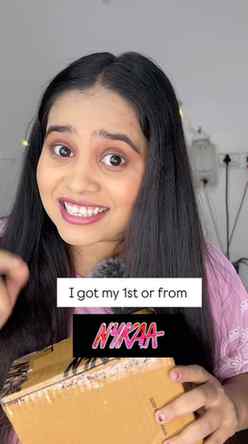 ✨ Finally, my first Nykaa PR through the Nykaa Affiliate Bra