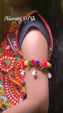 โจ DIY your own Navratri Garba Arm Accessory! ๐๐ป๐
A little