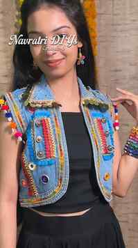 Chatpati Navratri Jacket DIY ๐๐ปโค๏ธโจ
Turned my old denim ja