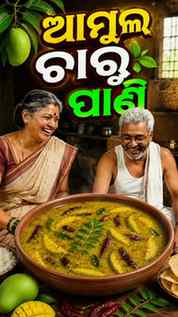 Dried Mango Soup π Ambula Charu Pani π