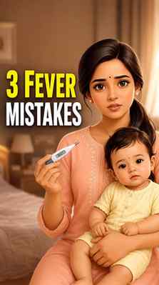 Fever Mein Ye 3 Mistakes Mat Karo
Bacche ko fever ho toh pa