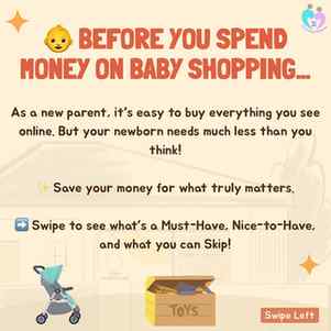 New parents often feel pressured to buy everything on the ba