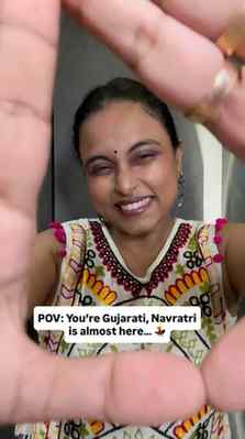 Navratri is in the little details ✨🪷

From the ghughri bang