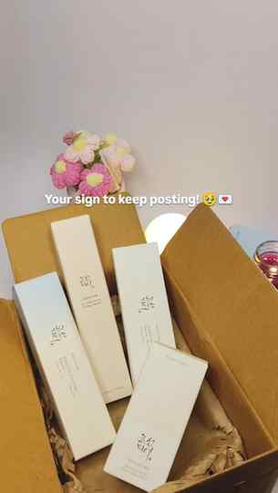 My first PR package @beautyofjoseon_official !✨🎀

#prpackag