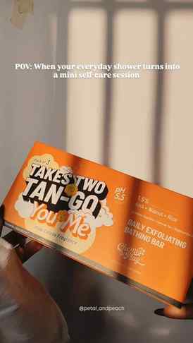 Exfoliate, cleanse & smell amazing—all in one bar! 🧡✨
.
.
.