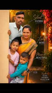 माझं जग… 👨‍👩‍👧‍👦✨माझं सुख…
माझं कुटुंब ❤️
#MyHappyFamily