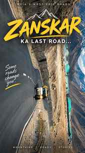 Google Maps says - Road ends here.
Zanskar says - Welcome ho
