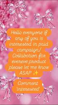 Paid Collaboration/Campaign ✨Urgent requirement 🚨
#collabo