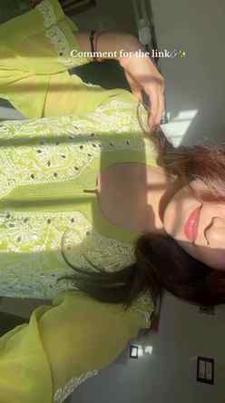 Meesho Lucknowi Chikan Kari Short Kurti 💚🪞✨
.
Comment for 