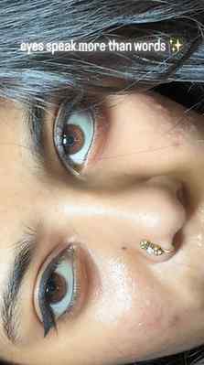 eyes don’t lie ✨
.
.
#browneyes #desiaesthetic #indianeyes #