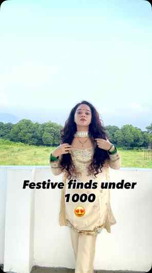 Meesho se festive suits under ₹1000 ✨🤍
Agar aap bhi festive