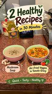 2 super quick healthy recipes in 30 mins 🥙
#CatchKeSaathF