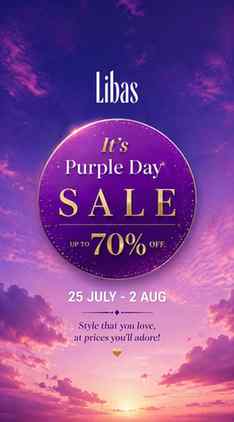 💜 PURPLE DAY SALE IS HERE! 💜
Your favorite Libas styles a