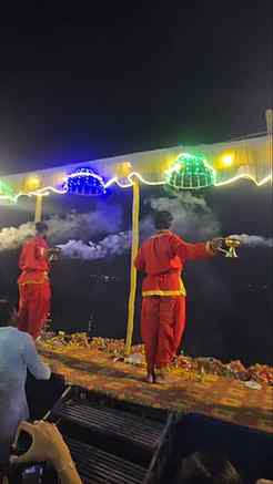 Blessed to witness the magic of Ganga Aarti. Har Har Mahadev
