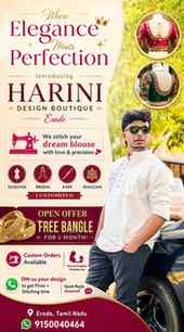Where Elegance Meets Perfection ✨👑
Introducing HARINI DESIG