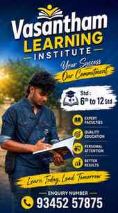 Vasantham Learning Instution From Excellence In
Mathmatics