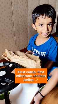 First collab, first milestone, endless smiles. ✨
#FirstColl