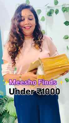 Meesho hidden find under ₹1000! ✨ @meeshoapp