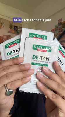 Tried the Nature’s Essence Detan Cream @naturesessenceoffici
