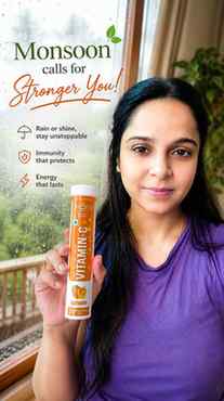 Rainy days are better with Vitamin C! 🍊✨

Monsoon + Fitness