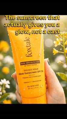 No white cast? Finally! ☀️✨
I tried the @foxtale.official Gl