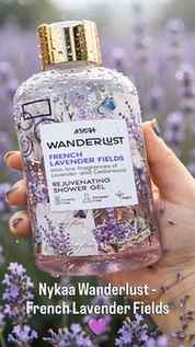 Okay this Nykaa Wanderlust shower gel Lavender is giving the