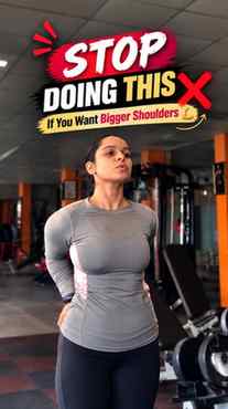 Your shoulders don't grow from lifting heavier—they grow fro
