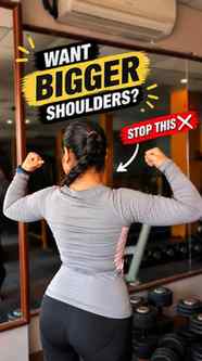 Want bigger shoulders? Start with better reps. 💪
Too much w