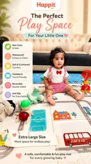 A happy playtime starts with a safe play space. 🤍✨

Radhya 
