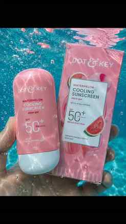 Dot & key 
Watermelon Cooling Sunscreen 
Aqua Gel 

(WITH HY