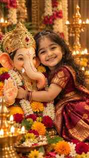 Ganpati bappa moreya 🙏🏻🙏🏻 

Like and follow 
(Comment fo
