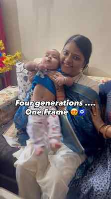 Nani → Mummy → Me → My little one.
A bond that keeps growing