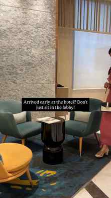 Arrived early at the hotel? Don’t assume you have to sit in