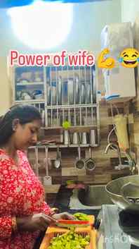 Don't underestimate the power of wife 💪😂