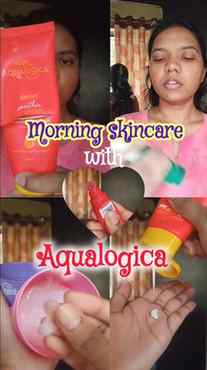 Morning skincare routine with @aqualogica.in ❤
What's your?

