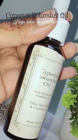 With consistent use, Cyperus Rotundus Oil helps make unwante